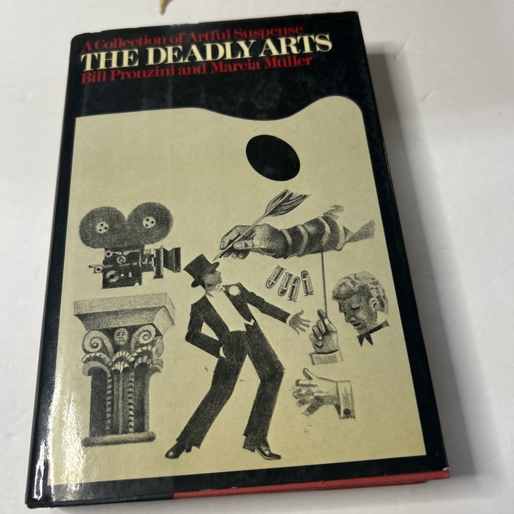 Deadly Arts Collection Artful Suspense by Marcia Muller, Bill Pronzini 1985 HCDJ